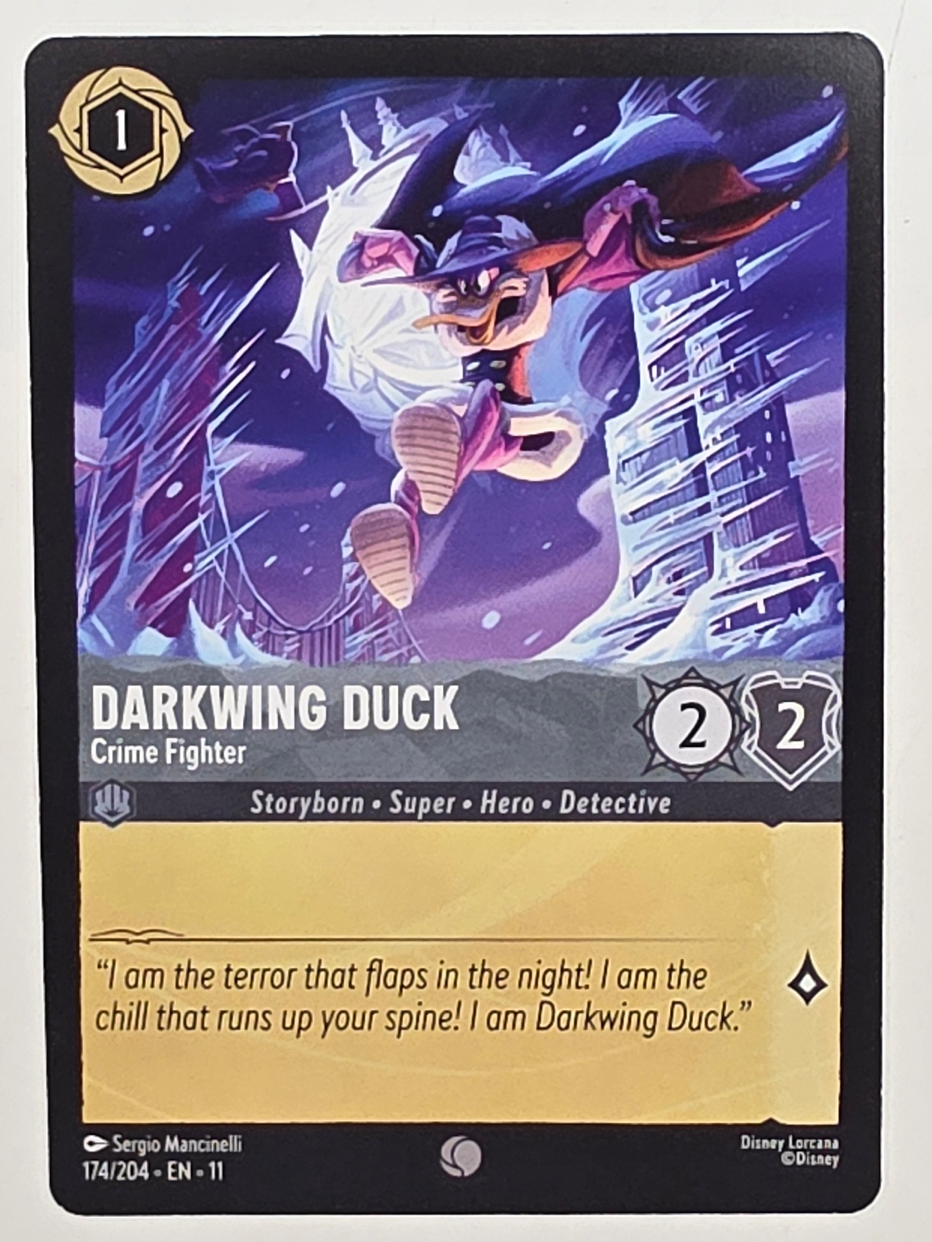 Disney Lorcana Winterspell #174/204 Darkwing Duck - Crime Fighter | Common