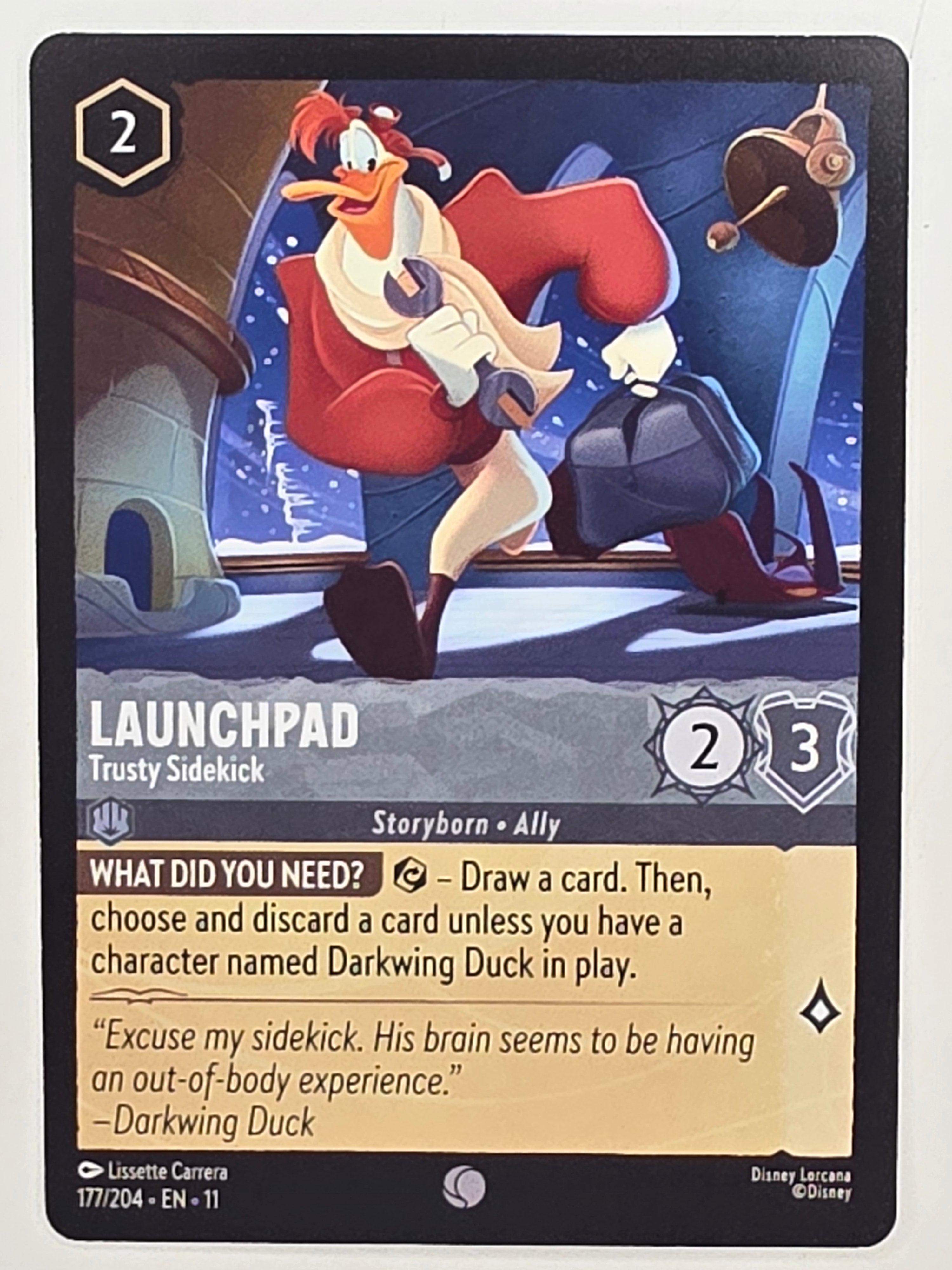 Disney Lorcana Winterspell #177/204 Launchpad - Trusty Sidekick | Common