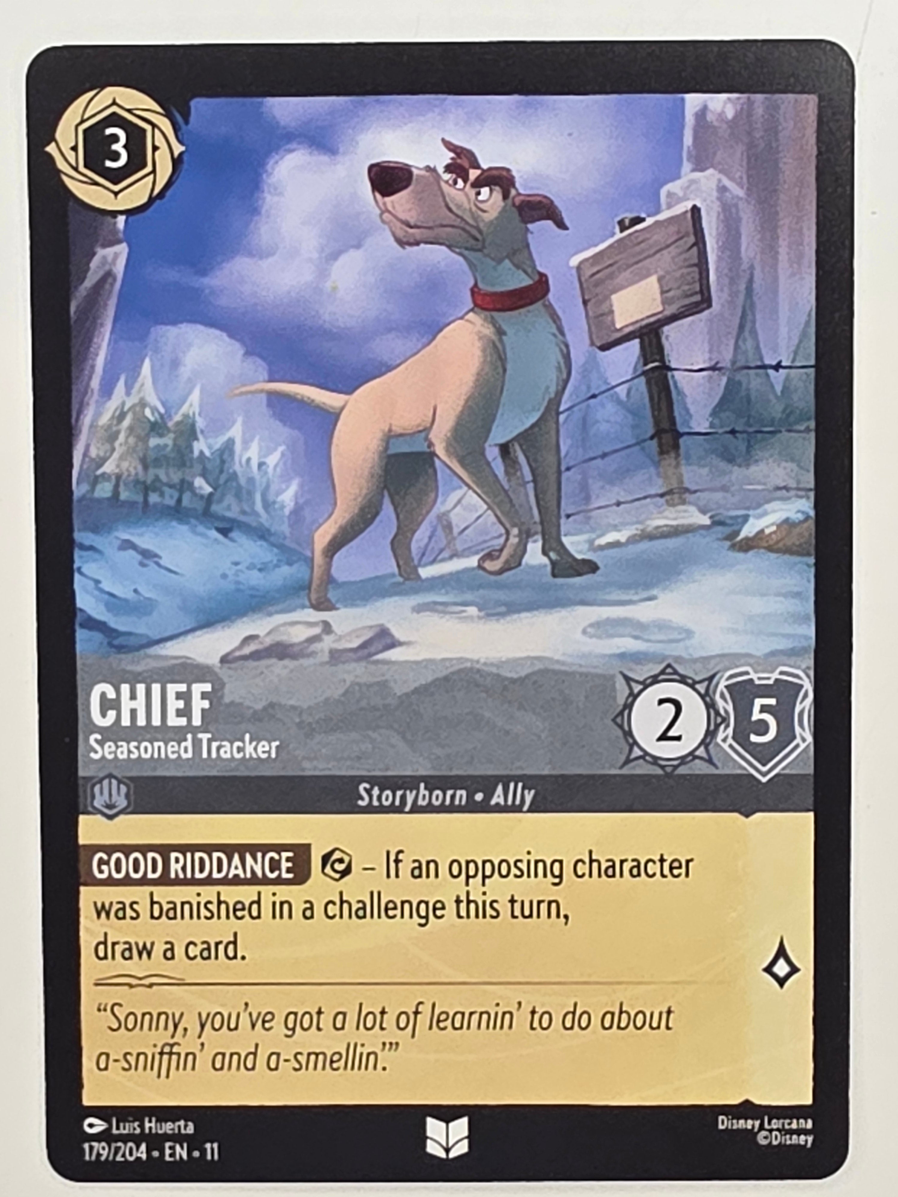 Disney Lorcana Winterspell #179/204 Chief - Seasoned Tracker | Uncommon