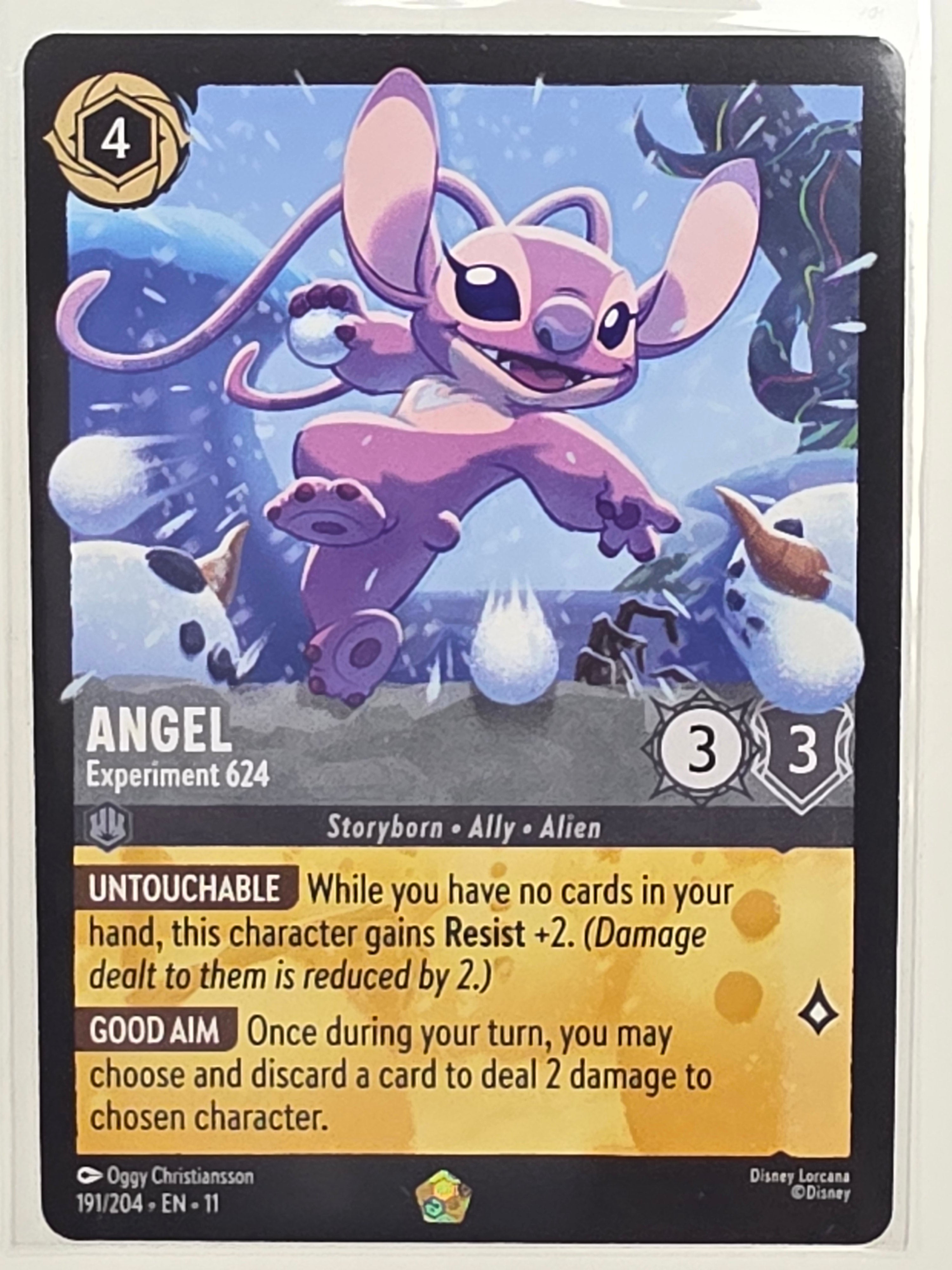 Disney Lorcana Winterspell #191/204 Angel - Experiment 624 | Legendary