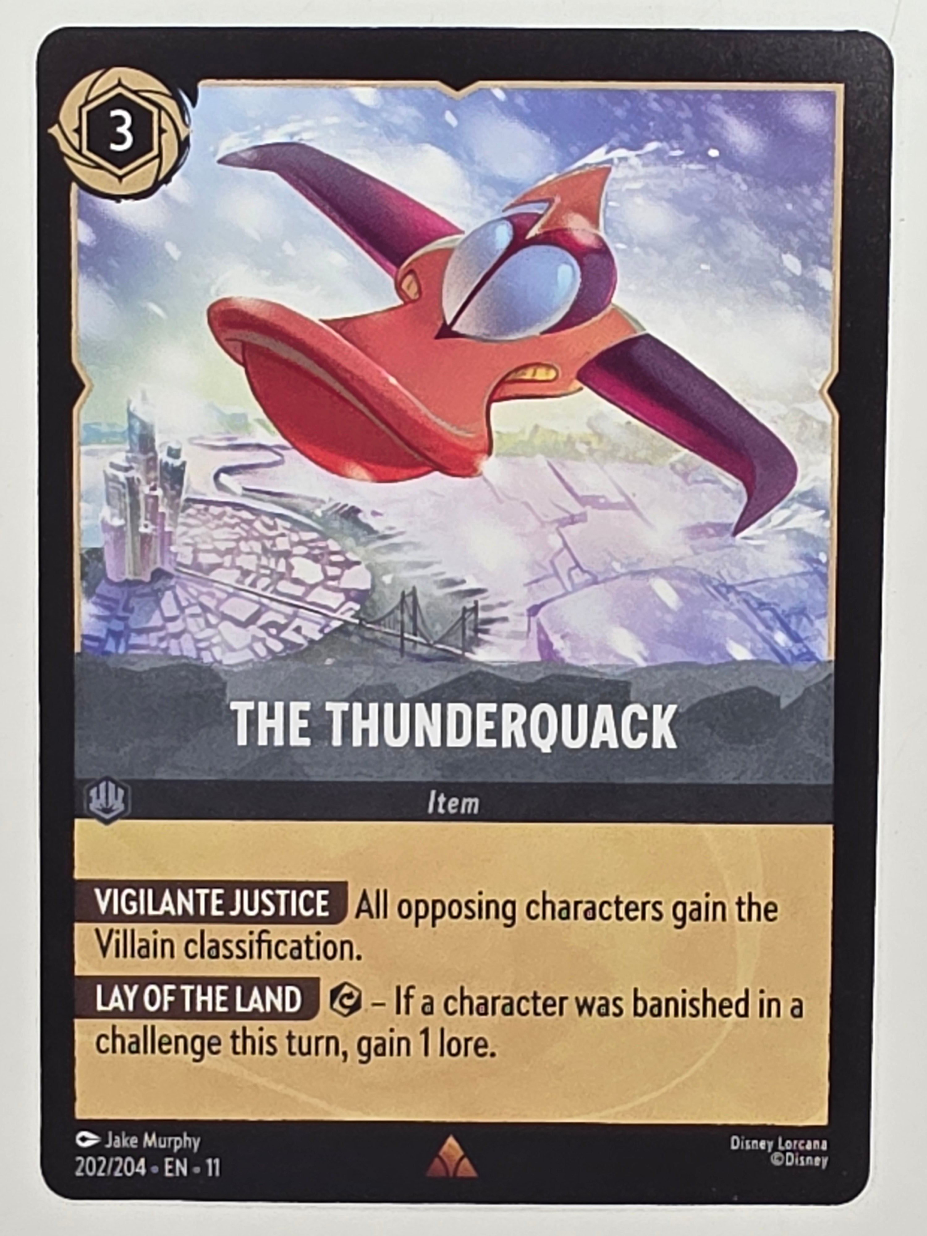 Disney Lorcana Winterspell #202/204 The Thunderquack | Rare