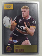 NRL 2022 Elite Silver Parallel #005 Thomas Flegler Brisbane Broncos