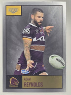 NRL 2022 Elite Silver Parallel #007 Adam Reynolds Brisbane Broncos
