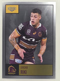 NRL 2022 Elite Silver Parallel #008 Jordan Riki Brisbane Broncos