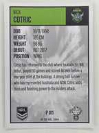 NRL 2022 Elite Silver Parallel #011 Nick Cotric Canberra Raiders