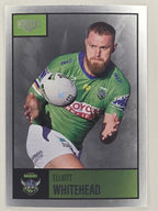 NRL 2022 Elite Silver Parallel #016 Elliott Whitehead Canberra Raiders