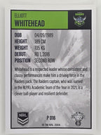 NRL 2022 Elite Silver Parallel #016 Elliott Whitehead Canberra Raiders