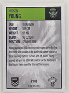 NRL 2022 Elite Silver Parallel #018 Hudson Young Canberra Raiders
