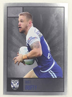 NRL 2022 Elite Silver Parallel #022 Matt Dufty Canterbury Bankstown Bulldogs