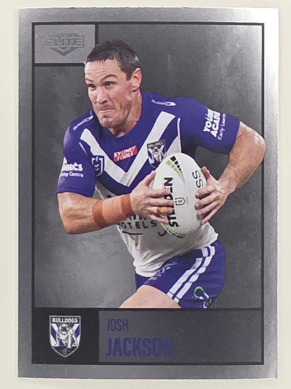 NRL 2022 Elite Silver Parallel #023 Josh Jackson Canterbury Bankstown Bulldogs