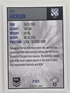 NRL 2022 Elite Silver Parallel #023 Josh Jackson Canterbury Bankstown Bulldogs