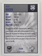 NRL 2022 Elite Silver Parallel #024 Brent Naden Canterbury Bankstown Bulldogs