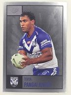 NRL 2022 Elite Silver Parallel #025 Tevita Pangai Junior Canterbury Bankstown Bulldogs