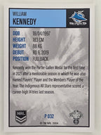 NRL 2022 Elite Silver Parallel #032 William Kennedy Cronulla Sutherland Sharks