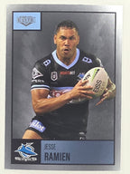 NRL 2022 Elite Silver Parallel #035 Jesse Ramien Cronulla Sutherland Sharks