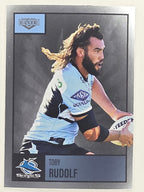 NRL 2022 Elite Silver Parallel #036 Toby Rudolf Cronulla Sutherland Sharks