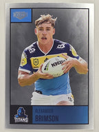 NRL 2022 Elite Silver Parallel #038 Alexander Brimson Gold Coast Titans