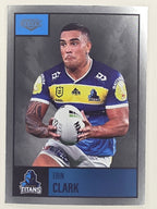NRL 2022 Elite Silver Parallel #039 Erin Clark Gold Coast Titans