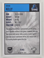 NRL 2022 Elite Silver Parallel #043 Brian Kelly Gold Coast Titans