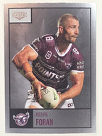 NRL 2022 Elite Silver Parallel #049 Kieran Foran Manly Warringah Sea Eagles