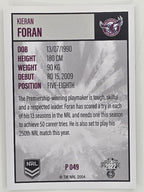 NRL 2022 Elite Silver Parallel #049 Kieran Foran Manly Warringah Sea Eagles