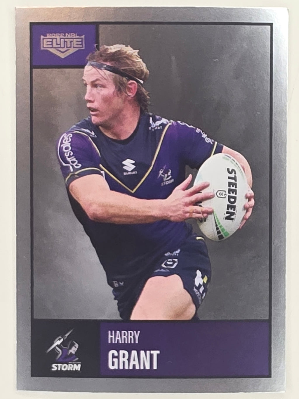 NRL 2022 Elite Silver Parallel #058 Harry Grant Melbourne Storm