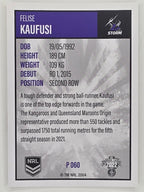 NRL 2022 Elite Silver Parallel #060 Felise Kaufusi Melbourne Storm