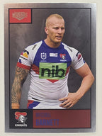 NRL 2022 Elite Silver Parallel #065 Mitchell Barnett Newcastle Knights