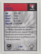 NRL 2022 Elite Silver Parallel #068 Tyson Frizell Newcastle Knights