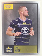 NRL 2022 Elite Silver Parallel #076 Coen Hess North Queensland Cowboys