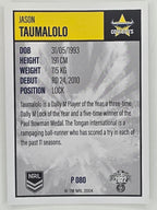 NRL 2022 Elite Silver Parallel #080 Jason Taumalolo North Queensland Cowboys