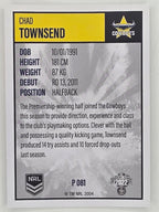 NRL 2022 Elite Silver Parallel #081 Chad Townsend North Queensland Cowboys