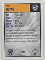 NRL 2022 Elite Silver Parallel #083 Dylan Brown Parramatta Eels