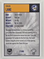 NRL 2022 Elite Silver Parallel #086 Shaun Lane Parramatta Eels