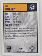 NRL 2022 Elite Silver Parallel #087 Reed Mahoney Parramatta Eels