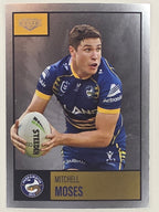 NRL 2022 Elite Silver Parallel #088 Mitchell Moses Parramatta Eels