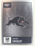 NRL 2022 Elite Silver Parallel #091 Panthers Checklist Penrith Panthers