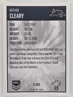 NRL 2022 Elite Silver Parallel #092 Nathan Cleary Penrith Panthers