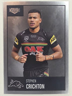NRL 2022 Elite Silver Parallel #093 Stephen Crichton Penrith Panthers