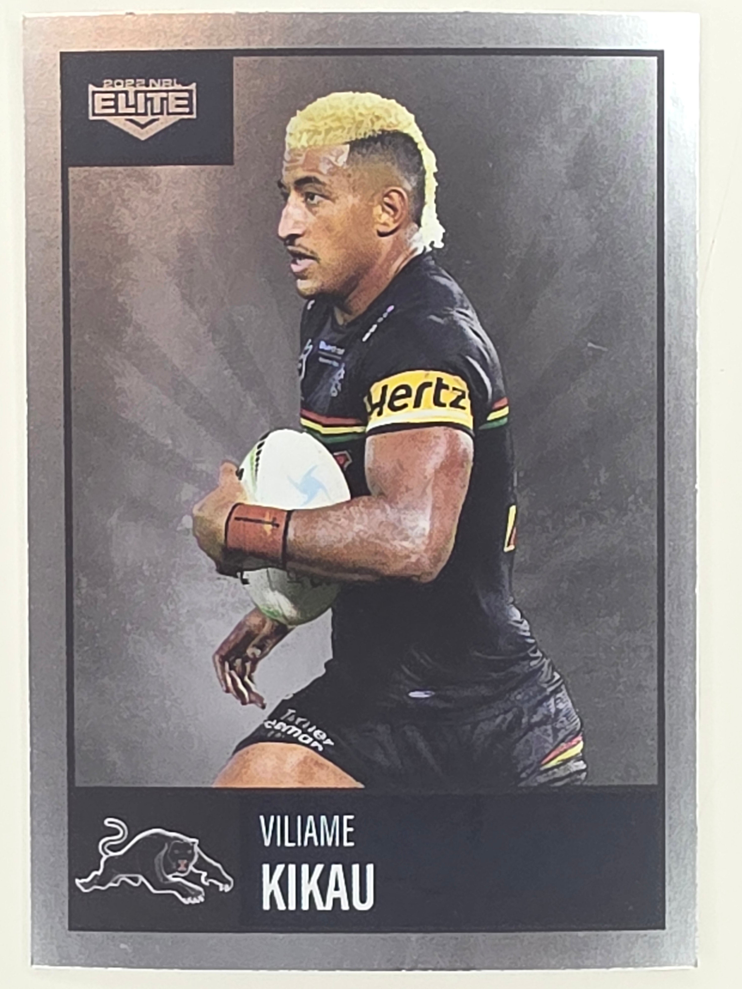 NRL 2022 Elite Silver Parallel #095 Viliame Kikau Penrith Panthers