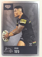 NRL 2022 Elite Silver Parallel #098 Brian To’o Penrith Panthers