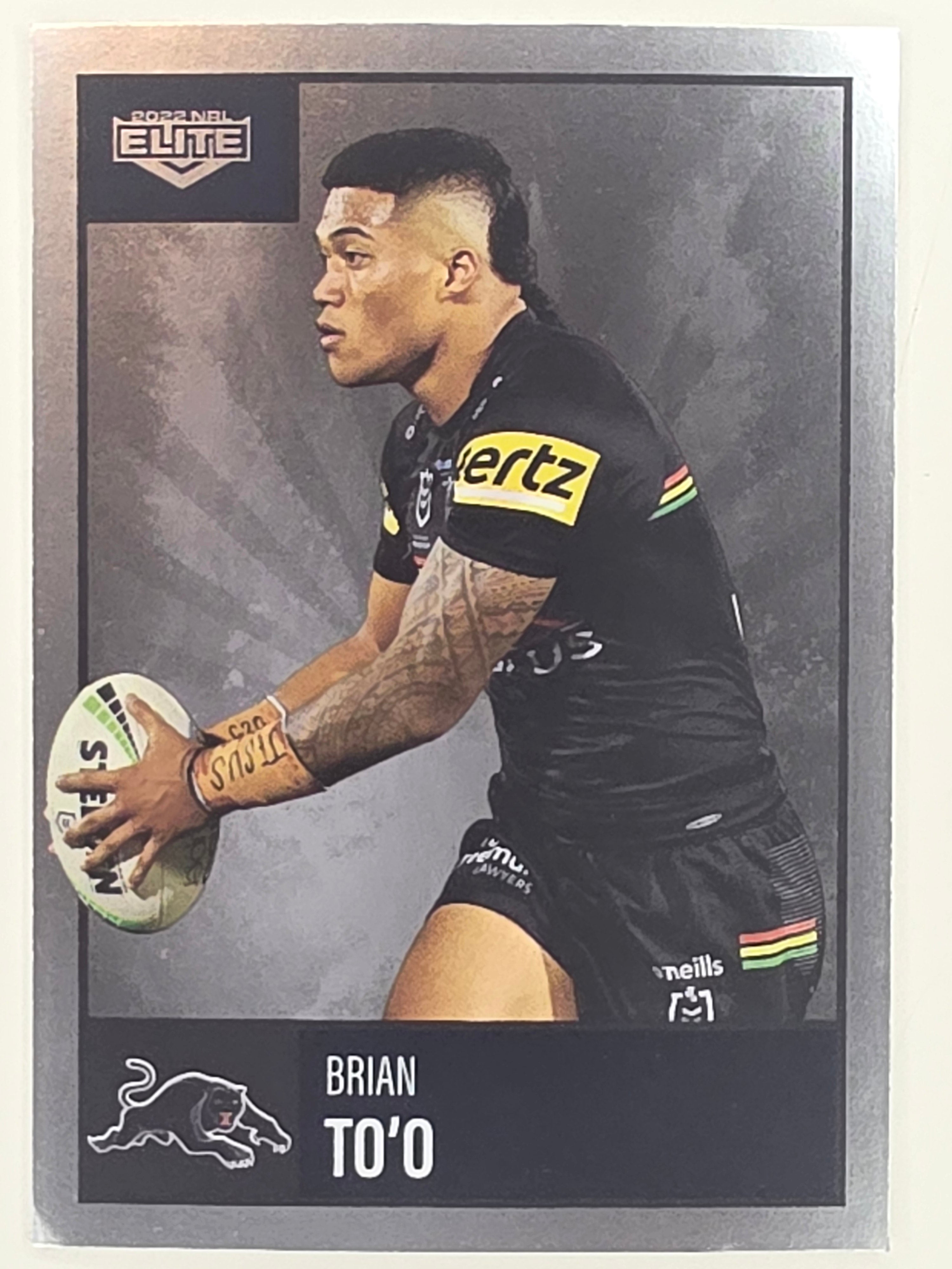 NRL 2022 Elite Silver Parallel #098 Brian To’o Penrith Panthers