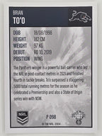 NRL 2022 Elite Silver Parallel #098 Brian To’o Penrith Panthers