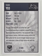NRL 2022 Elite Silver Parallel #099 Isaah Yeo Penrith Panthers