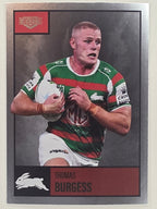 NRL 2022 Elite Silver Parallel #102 Thomas Burgess South Sydney Rabbitohs
