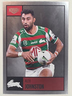 NRL 2022 Elite Silver Parallel #104 Alex Johnston South Sydney Rabbitohs