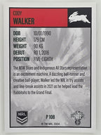 NRL 2022 Elite Silver Parallel #108 Cody Walker South Sydney Rabbitohs