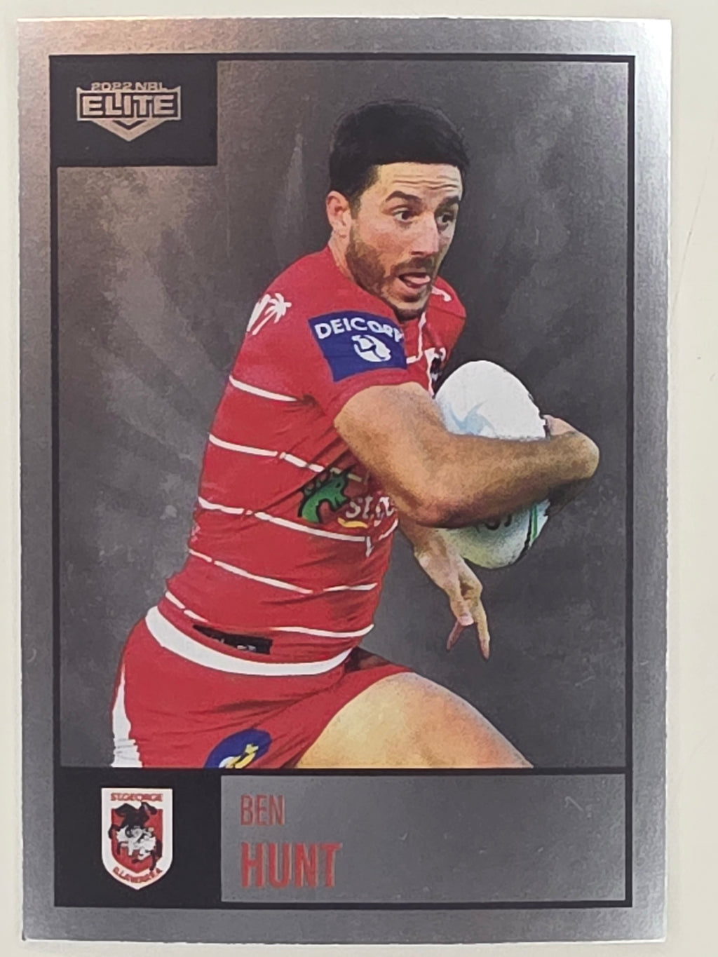 NRL 2022 Elite Silver Parallel #111 Ben Hunt St George Illawarra Dragons