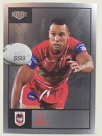 NRL 2022 Elite Silver Parallel #114 Moses Mbye St George Illawarra Dragons