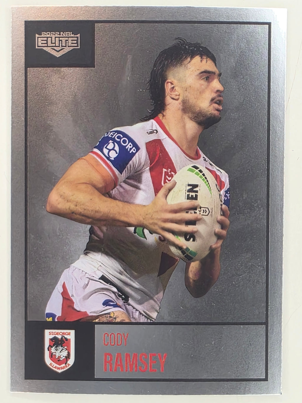 NRL 2022 Elite Silver Parallel #115 Cody Ramsey St George Illawarra Dragons